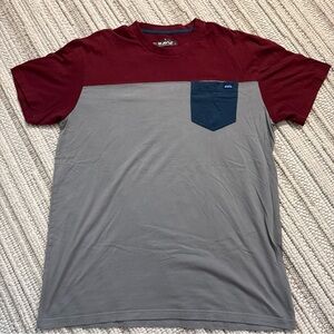 KAVU 100% organic cotton jersey pocket tee blends! “Piece Out” Tee. Port Town